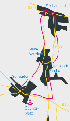 Skizze Prüfungsrunde Fischamend